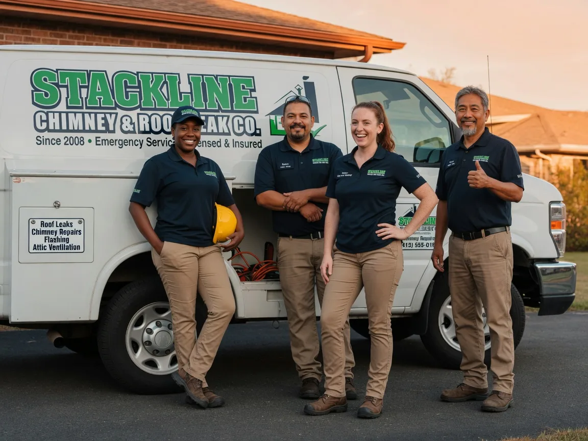 Chimney flashing repair company in Minden City, MI